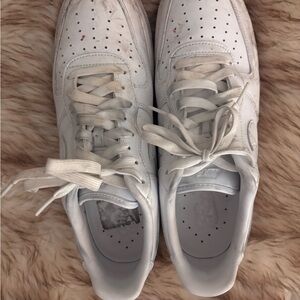 Nike Air Force 1 White Athletic Sneakers